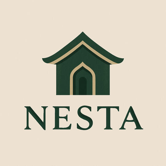 Modern Terraced Building 3D rendered view of modern terraced apartments in Nigeria